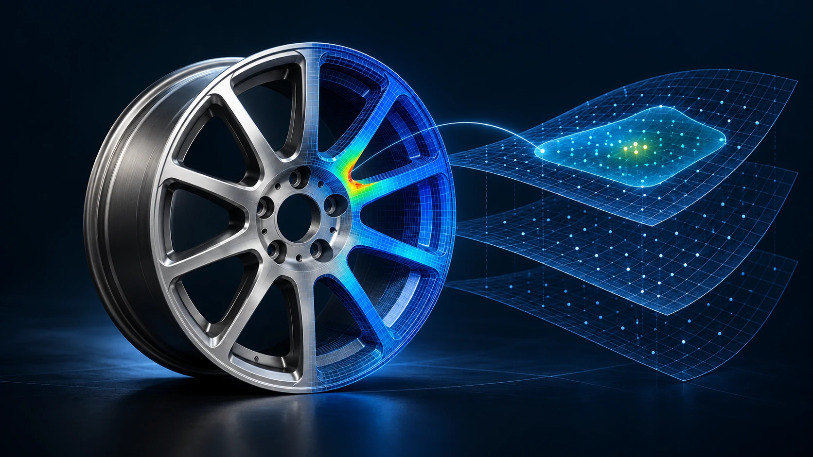 Concept illustration of GEWU wheel simulation and design space exploration